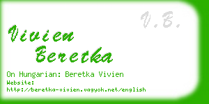 vivien beretka business card